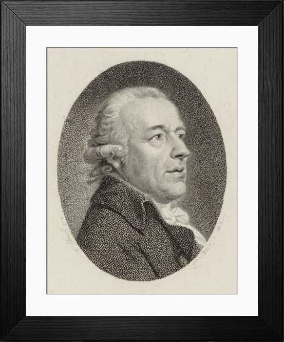 Framed Print : Portrait of the composer Johann Gottlieb Naumann (1741-1801), 1804. Creator: Bolt Framed Print : Portrait of the composer Johann Gottlieb Naumann (1741-1801), 1804. Creator: Bolt