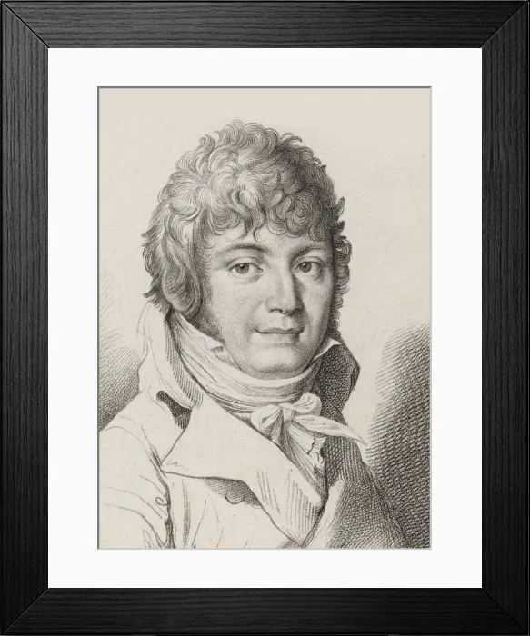 Framed Print : Portrait of the Composer Ferdinando Paer (1771-1839), 1810. Creator: Rosaspina, Francesco Framed Print : Portrait of the Composer Ferdinando Paer (1771-1839), 1810. Creator: Rosaspina, Francesco