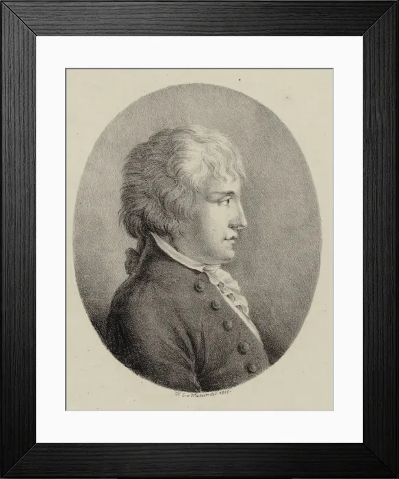 Framed Print : Giovanni Battista Pergolesi (1710-1736), 1817. Creator: Winter, Heinrich Eduard von (1788-1825) Framed Print : Giovanni Battista Pergolesi (1710-1736), 1817. Creator: Winter, Heinrich Eduard von (1788-1825)