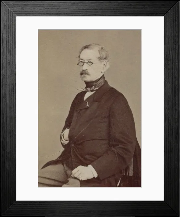 Framed Print : Portrait of the Composer Charles-Francois Plantade (1787-1870), 1860s. Creator Framed Print : Portrait of the Composer Charles-Francois Plantade (1787-1870), 1860s. Creator