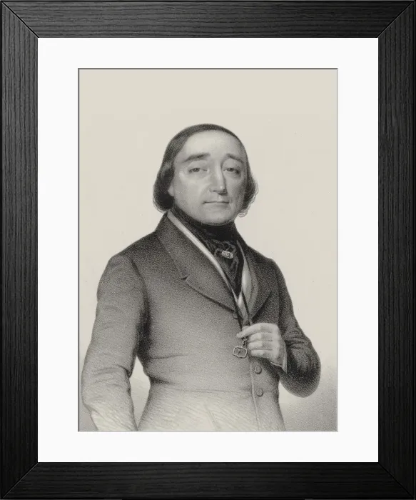 Framed Print : Portrait of the opera singer Louis Antoine Eleonore Ponchard (1787-1866), 1840 Framed Print : Portrait of the opera singer Louis Antoine Eleonore Ponchard (1787-1866), 1840