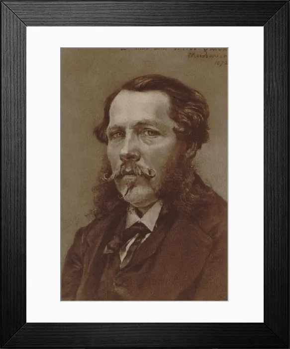 Framed Print : Portrait of pianist and composer Alfred Quidant (1815-1893), 1872. Creator: Meissonier Framed Print : Portrait of pianist and composer Alfred Quidant (1815-1893), 1872. Creator: Meissonier