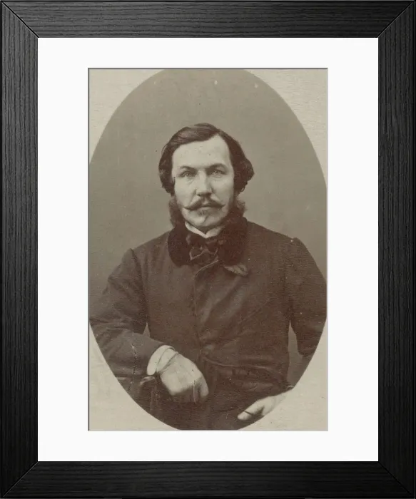 Framed Print : Portrait of pianist and composer Alfred Quidant (1815-1893). Creator: Photo studio Nadar Framed Print : Portrait of pianist and composer Alfred Quidant (1815-1893). Creator: Photo studio Nadar