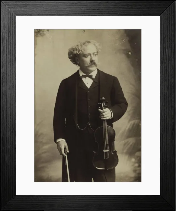 Framed Print : Portrait of the violinist and composer Pablo de Sarasate (1844-1908), c. 1895. Creator Framed Print : Portrait of the violinist and composer Pablo de Sarasate (1844-1908), c. 1895. Creator