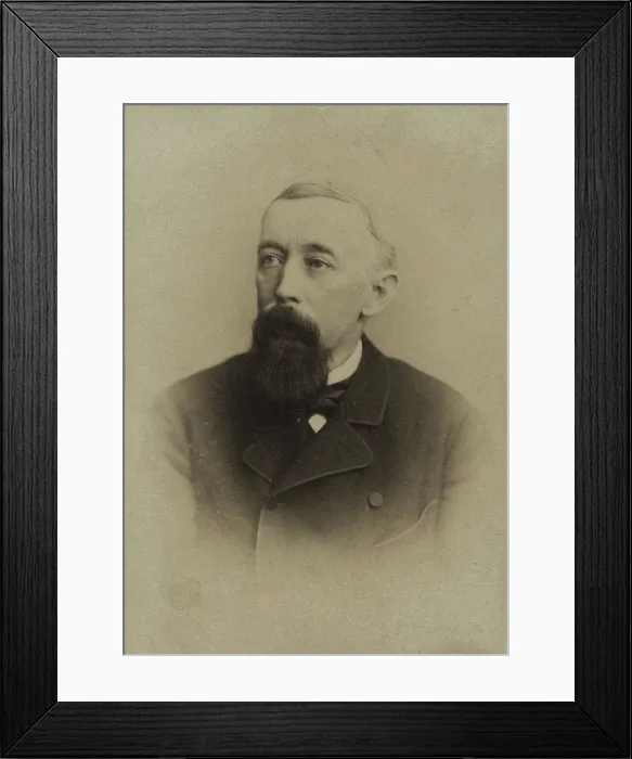 Framed Print : Portrait of the librettist and composer Franz Friedrich Richard Genee (1823-1895), c Framed Print : Portrait of the librettist and composer Franz Friedrich Richard Genee (1823-1895), c