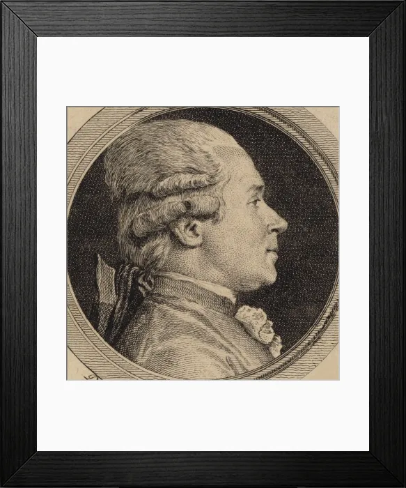 Framed Print : Portrait of horn player and composer Giovanni Punto (1746-1803), 1782. Creator: Miger Framed Print : Portrait of horn player and composer Giovanni Punto (1746-1803), 1782. Creator: Miger