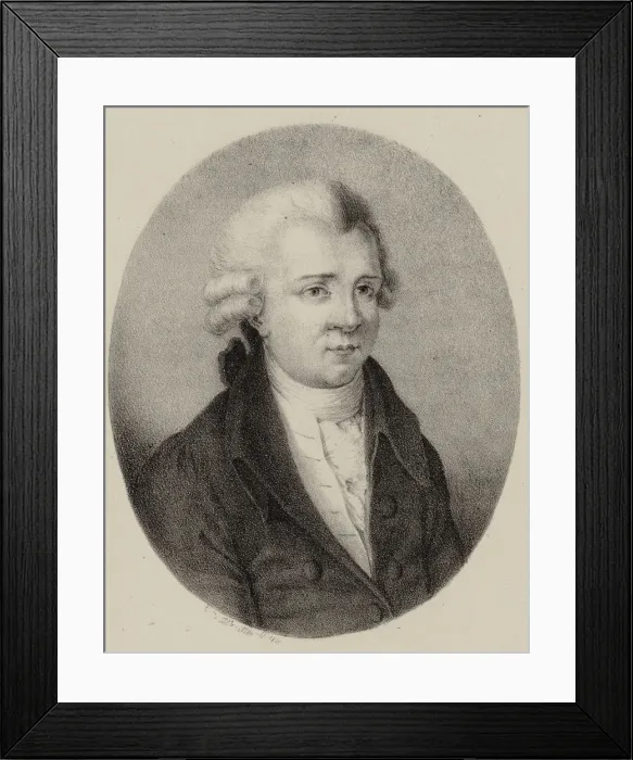 Framed Print : Portrait of the Composer Antonio Tozzi (1736-1812), c Framed Print : Portrait of the Composer Antonio Tozzi (1736-1812), c