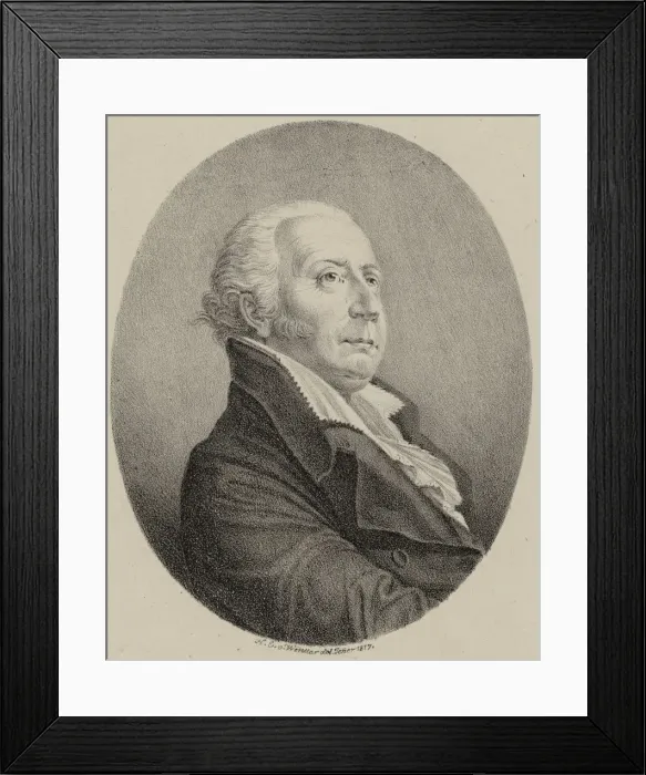 Framed Print : Portrait of the Composer Bernhard Anselm Weber (1764-1821), 1817. Creator: Winter Framed Print : Portrait of the Composer Bernhard Anselm Weber (1764-1821), 1817. Creator: Winter