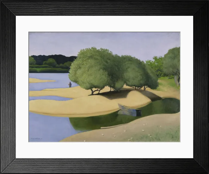 Framed Print : Sandbanks on the Loire (Des Sables au bord de la Loire), 1923. Creator: Vallotton Framed Print : Sandbanks on the Loire (Des Sables au bord de la Loire), 1923. Creator: Vallotton