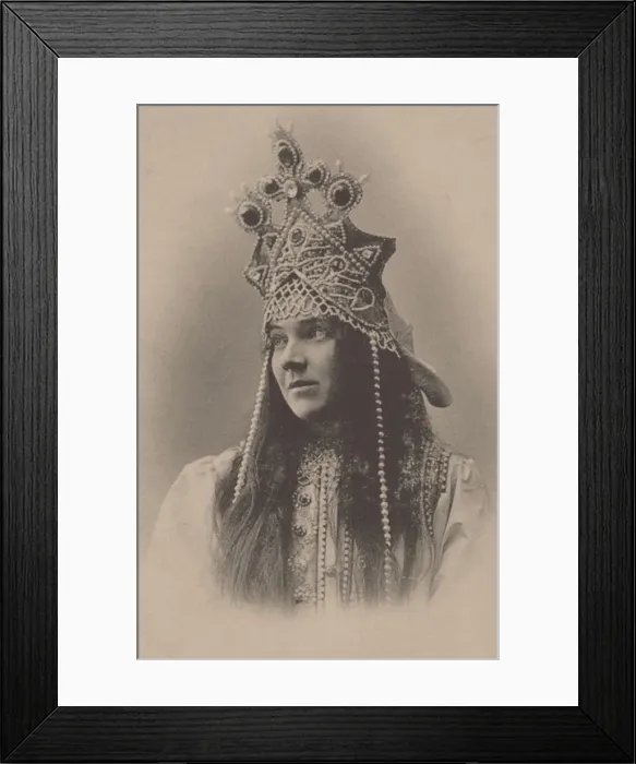 Framed Print : Portrait of Nadezhda Ivanovna Zabela-Vrubel (1868-1913) as Marfa in the opera The Tsars Bride Framed Print : Portrait of Nadezhda Ivanovna Zabela-Vrubel (1868-1913) as Marfa in the opera The Tsars Bride
