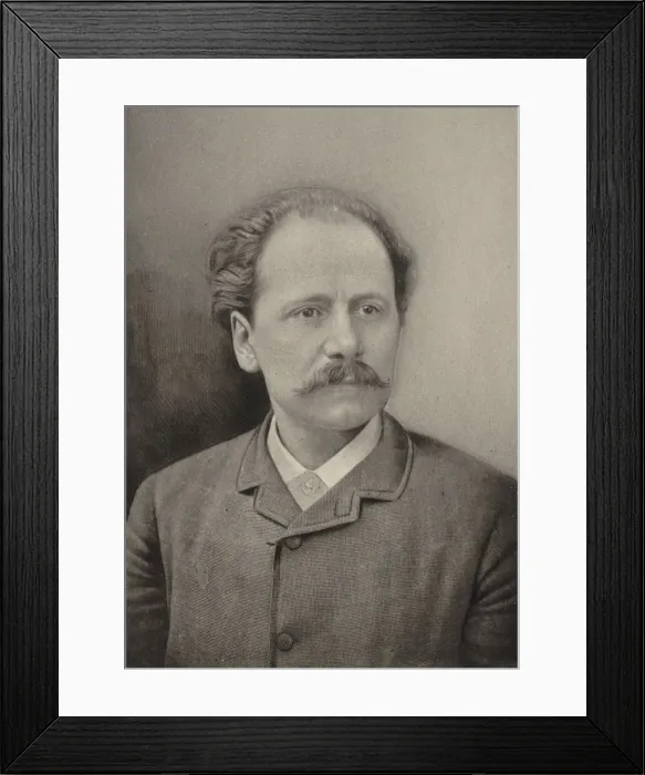 Framed Print : Portrait of the composer Jules Massenet (1842-1912), 1890. Creator: Nadar, Gaspard-Felix Framed Print : Portrait of the composer Jules Massenet (1842-1912), 1890. Creator: Nadar, Gaspard-Felix