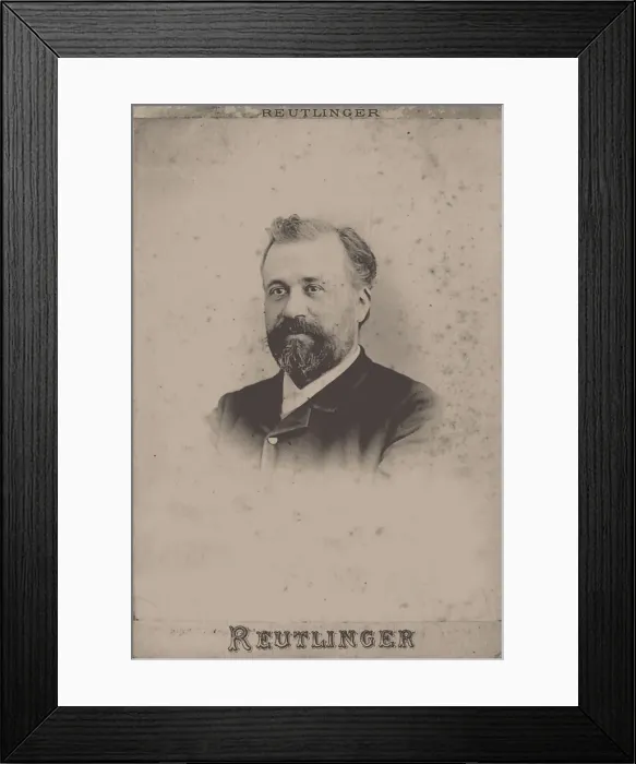 Framed Print : Portrait of the composer Henri Marechal (1842-1924), 1893. Creator: Photo studio Reutlinger Framed Print : Portrait of the composer Henri Marechal (1842-1924), 1893. Creator: Photo studio Reutlinger