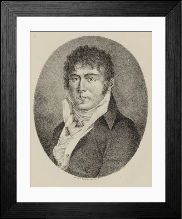 Framed Print : Portrait of the Composer Johannes Simon Mayr (1763-1845), 1817 Framed Print : Portrait of the Composer Johannes Simon Mayr (1763-1845), 1817