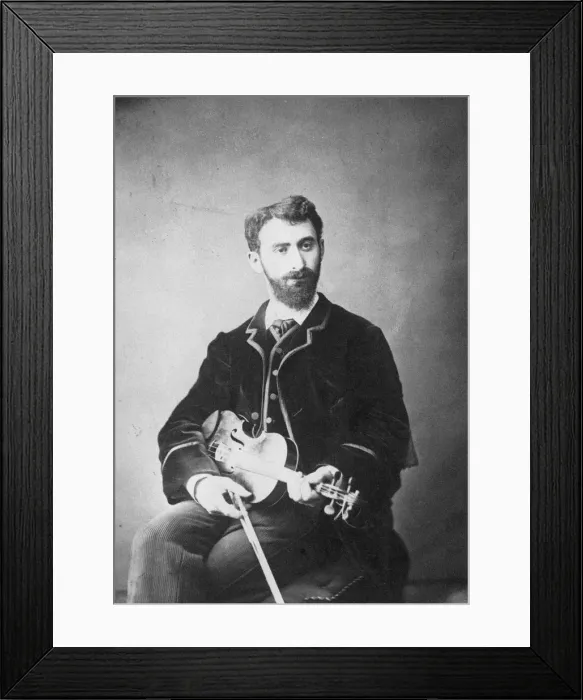 Framed Print : Portrait of the violinist and composer Tivadar Nachez (1859-1930) Framed Print : Portrait of the violinist and composer Tivadar Nachez (1859-1930)