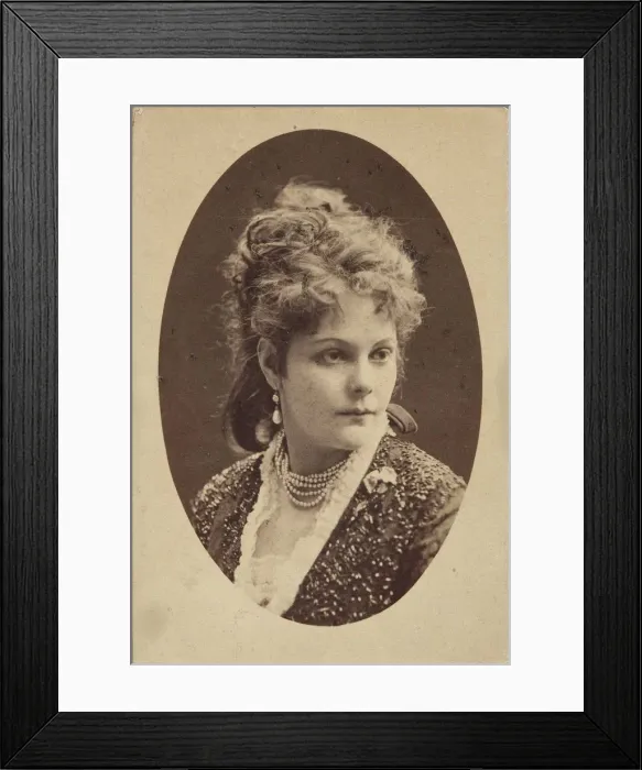 Framed Print : Portrait of pianist and composer Sophie Menter (1846-1918), 1893. Creator: Mieczkowski Framed Print : Portrait of pianist and composer Sophie Menter (1846-1918), 1893. Creator: Mieczkowski