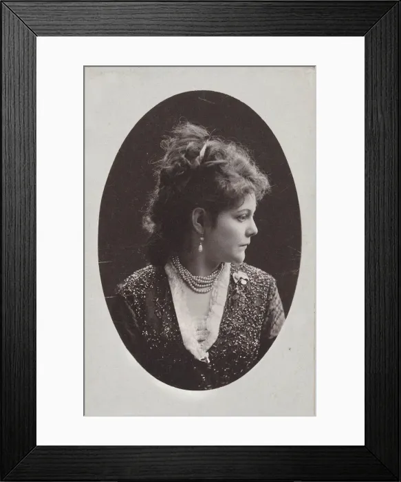 Framed Print : Portrait of pianist and composer Sophie Menter (1846-1918), 1893. Creator: Mieczkowski Framed Print : Portrait of pianist and composer Sophie Menter (1846-1918), 1893. Creator: Mieczkowski