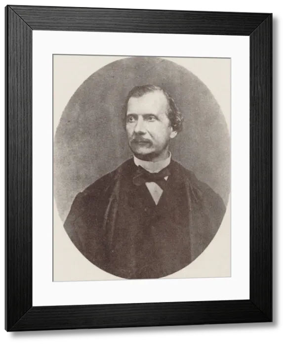 Framed Print : Portrait of the Composer Auguste Mermet (1810-1889). Creator: Anonymous Framed Print : Portrait of the Composer Auguste Mermet (1810-1889). Creator: Anonymous