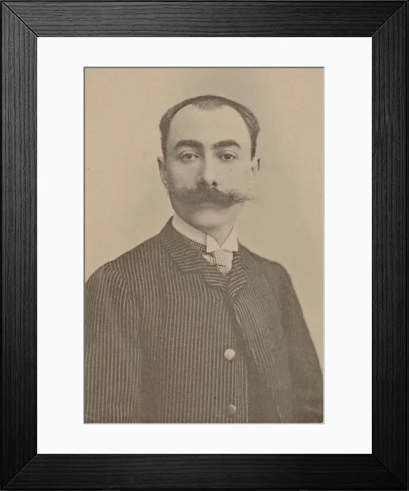 Framed Print : Portrait of pianist and composer Andre Messager (1853-1929). Creator: Anonymous Framed Print : Portrait of pianist and composer Andre Messager (1853-1929). Creator: Anonymous