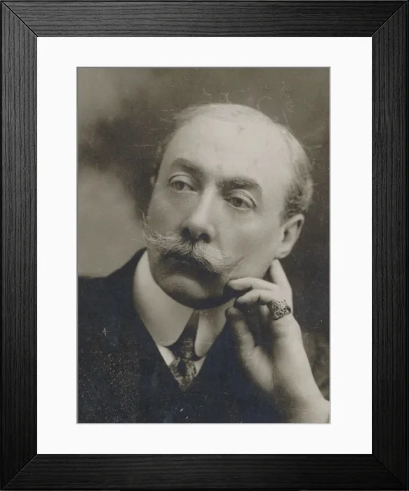 Framed Print : Portrait of pianist and composer Andre Messager (1853-1929). Creator: Manuel Framed Print : Portrait of pianist and composer Andre Messager (1853-1929). Creator: Manuel