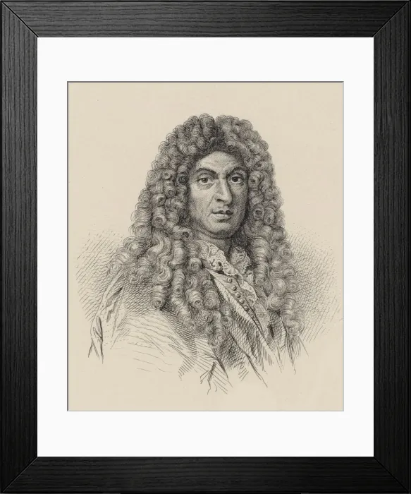 Framed Print : Portrait of the composer Jean-Baptiste Lully (1632-1687). Creator: Anonymous Framed Print : Portrait of the composer Jean-Baptiste Lully (1632-1687). Creator: Anonymous