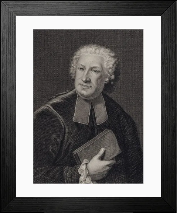 Framed Print : Portrait of the poet and librettist Pietro Metastasio (1698-1782), 1750. Creator: Steiner Framed Print : Portrait of the poet and librettist Pietro Metastasio (1698-1782), 1750. Creator: Steiner