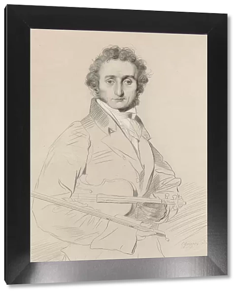 Portrait of Niccolo Paganini (1782-1840), 1830. Creator: Calamatta, Luigi (1802-1869)