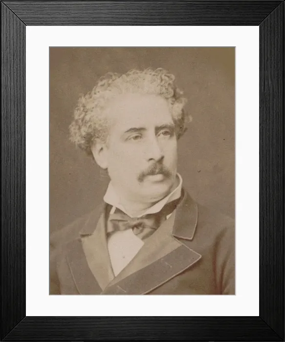 Framed Print : Portrait of the Composer Olivier Metra (1830-1889), 1870. Creator: Mulnier Framed Print : Portrait of the Composer Olivier Metra (1830-1889), 1870. Creator: Mulnier