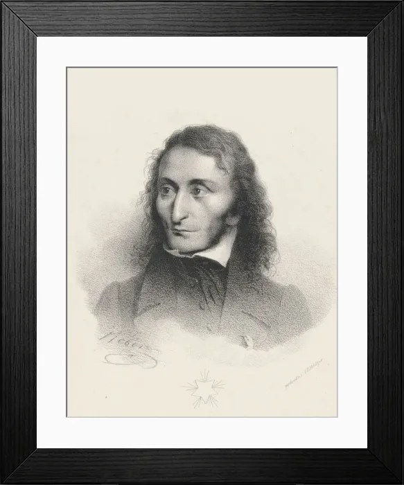 Framed Print : Portrait of Niccolo Paganini (1782-1840), 1827. Creator: Anonymous Framed Print : Portrait of Niccolo Paganini (1782-1840), 1827. Creator: Anonymous