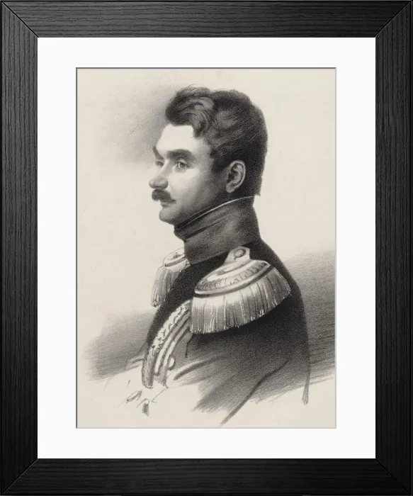 Framed Print : Portrait of the composer Alexei Fyodorovich Lvov (1798-1870). Creator: Anonymous Framed Print : Portrait of the composer Alexei Fyodorovich Lvov (1798-1870). Creator: Anonymous