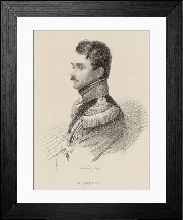 Framed Print : Portrait of the composer Alexei Fyodorovich Lvov (1798-1870). Creator: Wright, Thomas (1792-1849) Framed Print : Portrait of the composer Alexei Fyodorovich Lvov (1798-1870). Creator: Wright, Thomas (1792-1849)