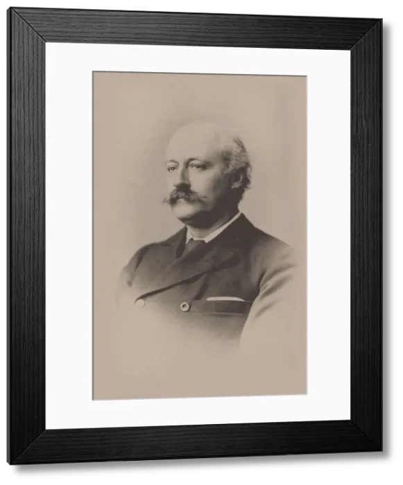 Framed Print : Portrait of the Composer Sir Charles Hubert Hastings Parry (1848-1918), 1891. Creator: Anonymous Framed Print : Portrait of the Composer Sir Charles Hubert Hastings Parry (1848-1918), 1891. Creator: Anonymous