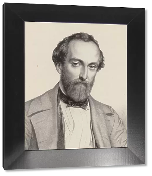 Portrait of the Composer Antoine Francois Marmontel (1816-1898). Creator: Alophe