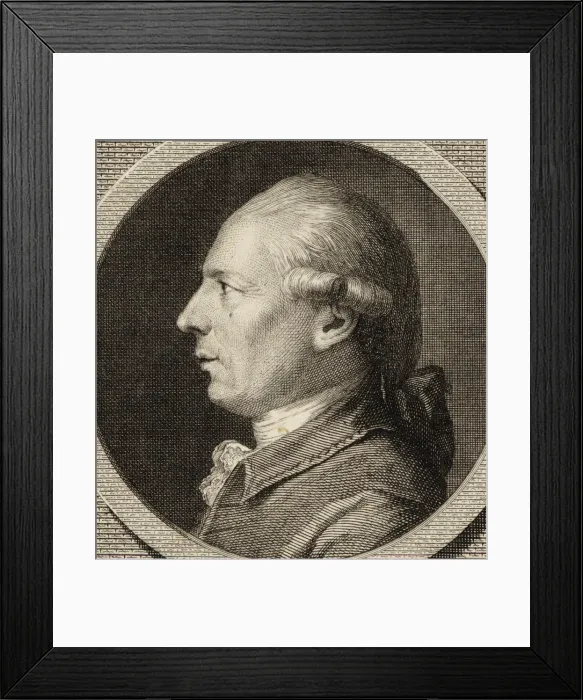 Framed Print : Portrait of Francois-Andre Danican Philidor (1726-1795), 1780. Creator: Liebe Framed Print : Portrait of Francois-Andre Danican Philidor (1726-1795), 1780. Creator: Liebe