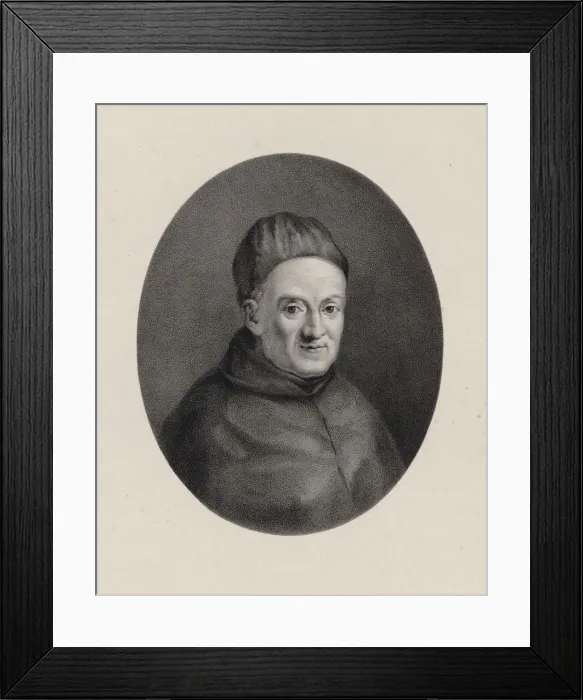 Framed Print : Portrait of the composer Giovanni Battista Martini (1706-1784). Creator: Anonymous Framed Print : Portrait of the composer Giovanni Battista Martini (1706-1784). Creator: Anonymous