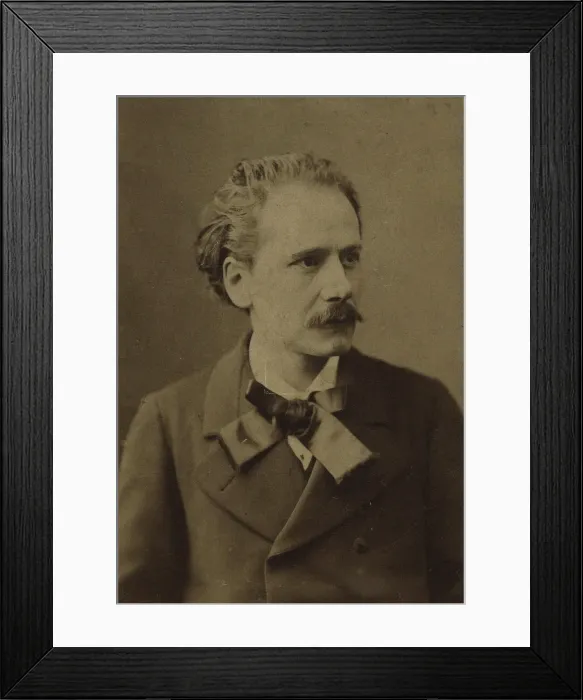 Framed Print : Portrait of the composer Jules Massenet (1842-1912), ca 1885. Creator: Anonymous Framed Print : Portrait of the composer Jules Massenet (1842-1912), ca 1885. Creator: Anonymous