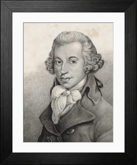 Framed Print : Portrait of the composer Ignace Pleyel (1757-1831). Creator: Anonymous Framed Print : Portrait of the composer Ignace Pleyel (1757-1831). Creator: Anonymous