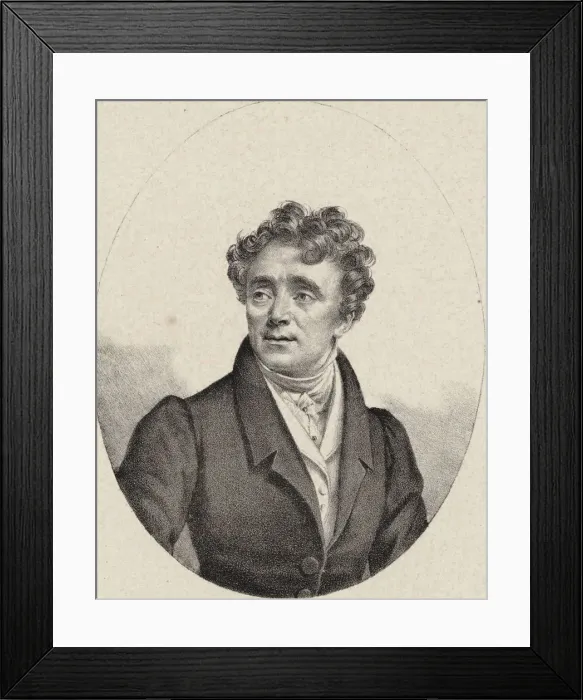 Framed Print : Portrait of the opera singer Louis Antoine Eleonore Ponchard (1787-1866), ca 1835 Framed Print : Portrait of the opera singer Louis Antoine Eleonore Ponchard (1787-1866), ca 1835