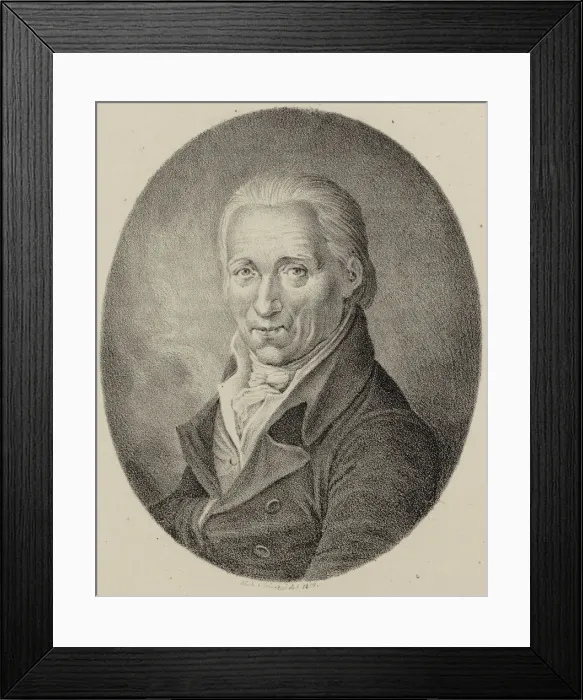 Framed Print : Portrait of the Composer Johann Baptist Wanhal (1739-1813), 1817. Creator: Winter Framed Print : Portrait of the Composer Johann Baptist Wanhal (1739-1813), 1817. Creator: Winter