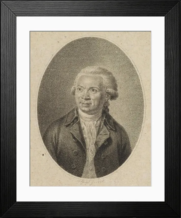 Framed Print : Portrait of the Composer Johann Abraham Peter Schulz (1747-1800), 1794. Creator: Jügel Framed Print : Portrait of the Composer Johann Abraham Peter Schulz (1747-1800), 1794. Creator: Jügel