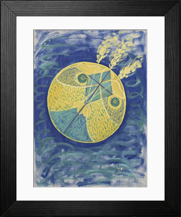 Framed Print : Group I, No. 7. Primordial Chaos, 1906-1907. Creator: Hilma af Klint (1862-1944) Framed Print : Group I, No. 7. Primordial Chaos, 1906-1907. Creator: Hilma af Klint (1862-1944)