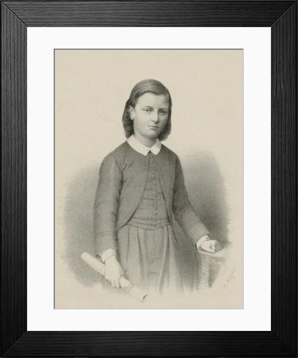 Framed Print : Portrait of the composer Raoul Pugno (1852-1914), c. 1870. Creator: Pincon, Adolphe (1847-1884) Framed Print : Portrait of the composer Raoul Pugno (1852-1914), c. 1870. Creator: Pincon, Adolphe (1847-1884)