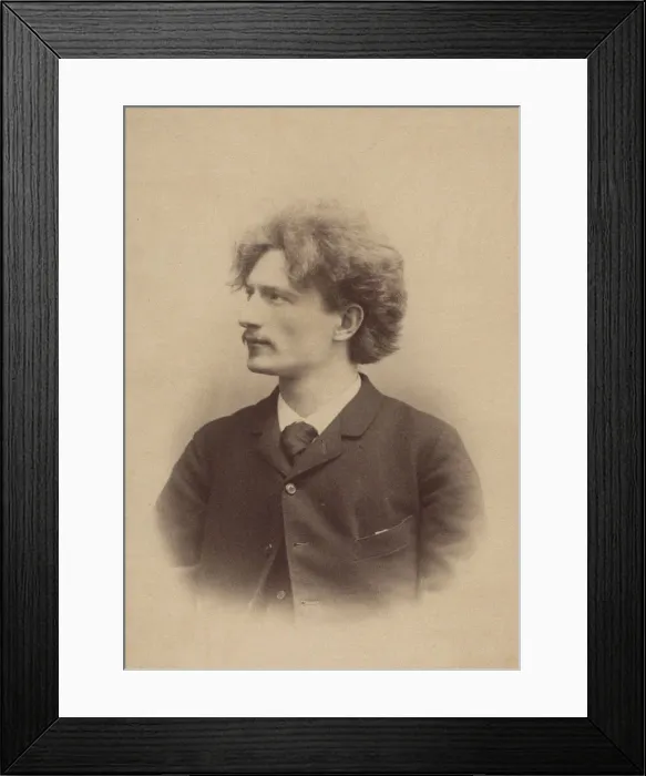 Framed Print : Portrait of the composer Ignacy Jan Paderewski (1860-1941), 1889-1890. Creator: Girard Framed Print : Portrait of the composer Ignacy Jan Paderewski (1860-1941), 1889-1890. Creator: Girard