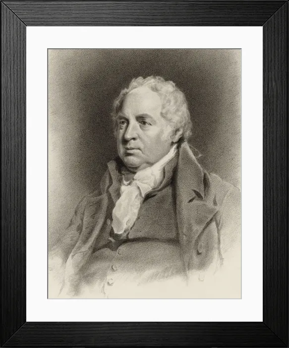 Framed Print : Portrait of the violinist and composer William Shield (1748-1829), 1822. Creator: Jackson Framed Print : Portrait of the violinist and composer William Shield (1748-1829), 1822. Creator: Jackson
