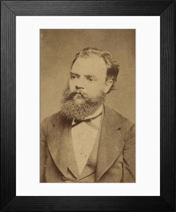Framed Print : Portrait of the Composer Antonin Dvorak (1841-1904), c. 1880. Creator: Anonymous Framed Print : Portrait of the Composer Antonin Dvorak (1841-1904), c. 1880. Creator: Anonymous