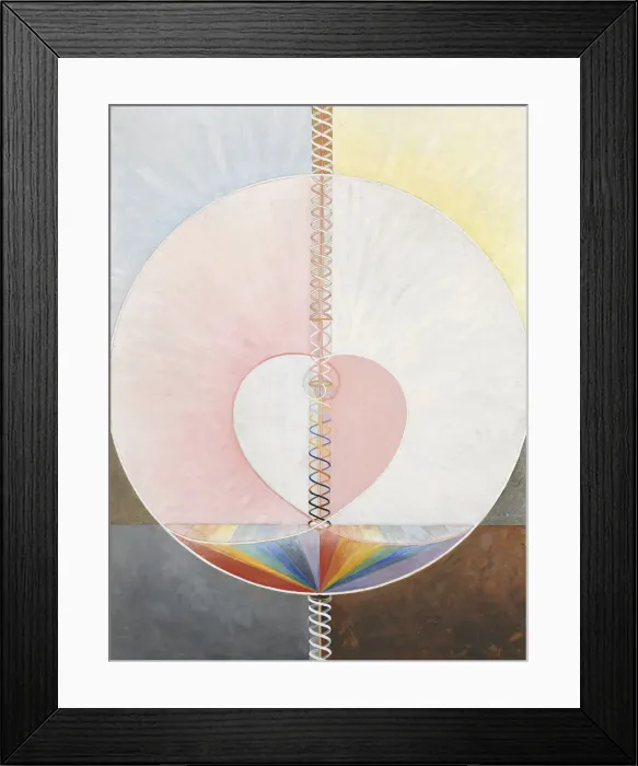 Framed Print : Group IX / UW, No. 25, The Dove, No. 1. Creator: Hilma af Klint (1862-1944) Framed Print : Group IX / UW, No. 25, The Dove, No. 1. Creator: Hilma af Klint (1862-1944)