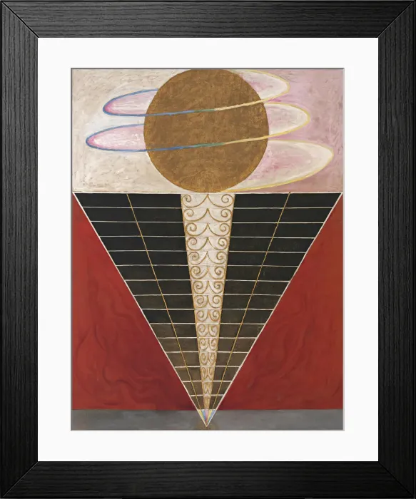 Framed Print : Group X, No. 2, Altarpiece, 1915. Creator: Hilma af Klint (1862-1944) Framed Print : Group X, No. 2, Altarpiece, 1915. Creator: Hilma af Klint (1862-1944)