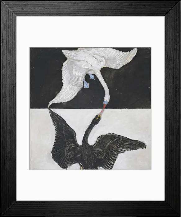 Framed Print : Group IX / SUW, No. 1, The Swan, No. 1, 1914-1915. Creator: Hilma af Klint (1862-1944) Framed Print : Group IX / SUW, No. 1, The Swan, No. 1, 1914-1915. Creator: Hilma af Klint (1862-1944)