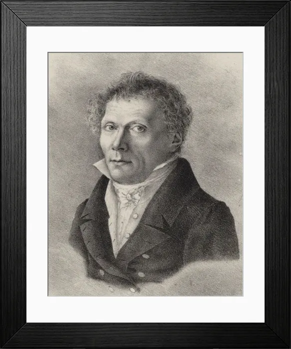 Framed Print : Portrait of the composer Anton Reicha (1770-1836), 1830. Creator: Constans, Charles (1778-1847) Framed Print : Portrait of the composer Anton Reicha (1770-1836), 1830. Creator: Constans, Charles (1778-1847)