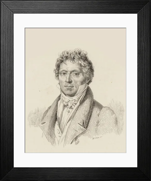 Framed Print : Portrait of the composer Anton Reicha (1770-1836), 1837 Framed Print : Portrait of the composer Anton Reicha (1770-1836), 1837