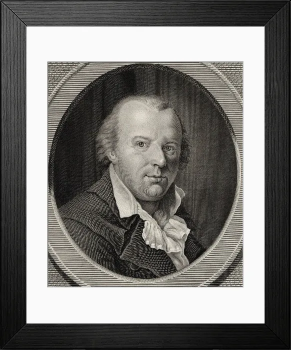Framed Print : Portrait of the composer Johann Friedrich Reichardt (1752-1814), 1796. Creator: Henry Framed Print : Portrait of the composer Johann Friedrich Reichardt (1752-1814), 1796. Creator: Henry